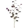 Rama artificial de eucalipto PLOHIN, purpurina, violeta, 95 cm