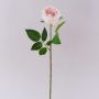 Rosa artificial MARNUK, color crema-albaricoque, 60 cm