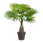 Palmera artificial Livistona GISEL en maceta decorativa, 45 cm