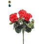 Geranio artificial BAKLIN en varilla, crossdoor, rojo, 40 cm