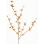 Rama artificial de hamamelis XYLA, flores, naranja-amarillo, 120cm, Ø5cm