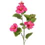 Rama decorativa de hibisco TELSIMA con flores, rosa, 80 cm