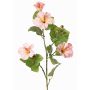 Rama decorativa de hibisco TELSIMA con flores, rosa claro, 80cm