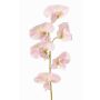 Flor artificial Lathyrus WAHNY, rosa claro-verde-blanco, 45cm, Ø5,5cm