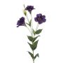 Flor artificial Lisianthus IRONA, violeta oscuro, 80 cm