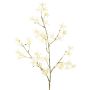 Rama artificial de saxífraga PALSIMA con flores, amarillo y blanco, 75 cm