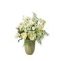 Ramo de flores artificiales FEME, blanco, 70 cm, Ø 45 cm