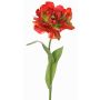 Lirios artificiales STEFANIE, rojo y verde, 65cm, Ø14cm