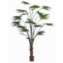 Palmera artificial de hojas redondas SIRRAH, verde, 240 cm