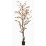 Árbol artificial capuchina SULLA, tronco artificial, verde melocotón, 185 cm