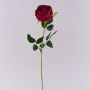 Flor artificial rosa CHERLEN, roja, 60 cm, Ø 10 cm