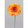 Flor artificial gerbera TEUDELINDE, naranja, 55 cm, Ø 8 cm