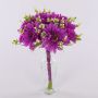 Ramo artificial Gerbera TEMBAR, lila oscuro, 30 cm, Ø 22 cm