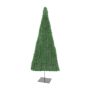 Árbol Navidad plástico JACOBUS, plano, verde claro, 120cm, Ø60cm