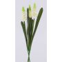 Zambullas artificiales en ramo NESANET, blanco, 20 cm