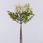 Rama artificial de serbal ELNATAN en ramo, frutos, blanco crema, 30 cm