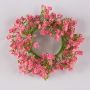 Corona de flor artificial gypsophila LITAGO, rosa-rosa, Ø 20 cm