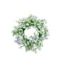 Corona de flor artificial gypsophila LITAGO, blanca, Ø 20 cm