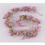 Guirnalda de gypsophila artificial LITAGO, rosa-violeta, 180cm