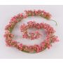 Guirnalda de gypsophila artificial LITAGO, rosa-fucsia, 180cm