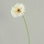 Flor artificial Gerbera TEUDELINDE, blanco-crema, 55 cm, Ø 8 cm