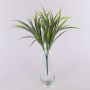 Caña artificial KANZILE en varilla, verde y blanco, 30 cm