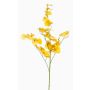 Flor artificial de orquídea Oncidium rama KEOLANI, amarilla, 75 cm