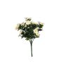 Marguerita artificial DRUMIX en varilla, crossdoor, blanca, 28 cm