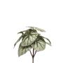 Planta artificial begonia de hoja BLAROM en varilla, crossdoor, verde-gris, 25 cm