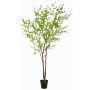 Árbol artificial de capuchina NEVKAR en maceta decorativa, troncos artificiales, verde, 300 cm