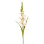 Flor artificial gladiolo NOVNIF, crema, 95 cm