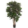 Planta artificial Schefflera ZULEIKA, troncos auténticos, verde, 120 cm