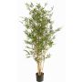 Planta artificial bambú KEAO, cañas de bambú auténticas, 150cm