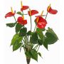 Anturio artificial NAKITA en varilla, rojo, 50cm