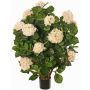 Hortensia artificial PINDO, rosa-crema, 95cm
