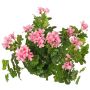 Geranio artificial MIA en varilla, rosa claro, 40 cm, Ø 5-8 cm