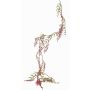 Guirnalda artificial de pimienta TENGYH con bayas, rosa oscuro, 180cm