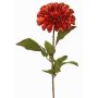 Dalia de terciopelo TINFAS, naranja oscuro, 60cm, Ø13cm
