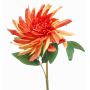 Flor artificial de dalia GREWAL, naranja, 70 cm