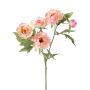 Rama artificial de peonía LARDUAN, Eco Collection, rosa-blanco, 60 cm, Ø 7 cm