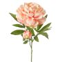 Peonía artificial WARDUAN, Eco Collection, salmón, 65 cm, Ø 15 cm
