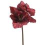 Amaryllis artificial SARDUAN, rojo burdeos, 65 cm, Ø 10 cm