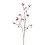 Rama artificial de rosa silvestre ZORLEN con escaramujos, rojo, 90cm