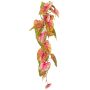 Anturio artificial MANFYR, varilla, colgante, rosa-verde, 90 cm