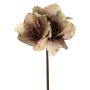 Amaryllis artificial SARDUAN, verde-rosa, 65 cm, Ø 10 cm