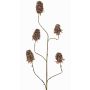 Rama artificial de clavel MARDUEN, verde-rosa, 115cm, Ø5cm