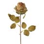 Flor artificial rosa GROLK, aspecto seco, verde-marrón, 45cm, Ø6cm