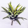 Agave sintética SEDA, en vara de fijación, verde, 25cm, Ø25cm