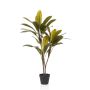 Planta artificial Cordyline MEIKE, troncos artificiales, maceta decorativa, verde, 105 cm