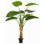 Planta artificial Alocasia Calidora NICAS, maceta decorativa, verde, 160 cm